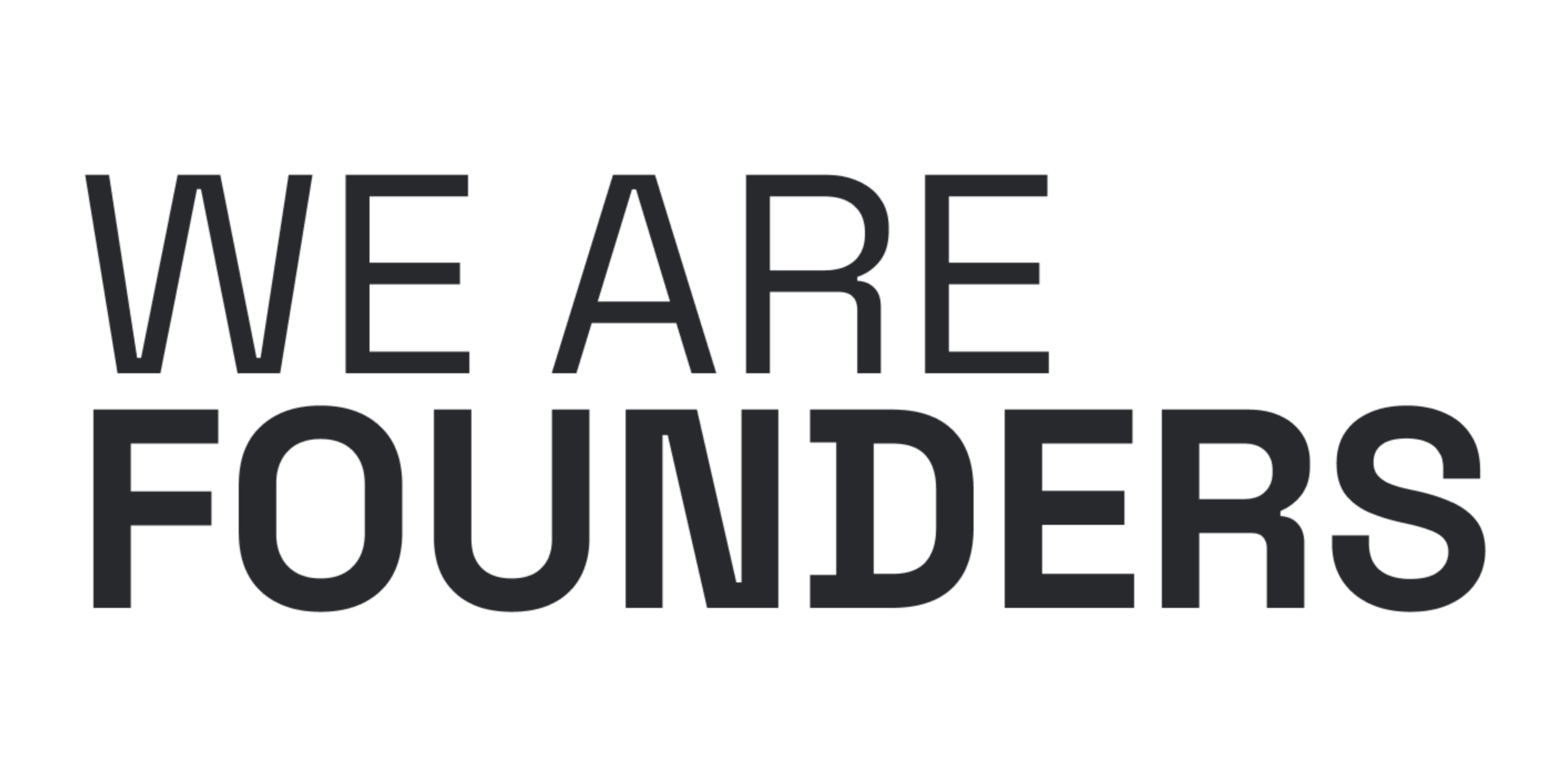we are funders