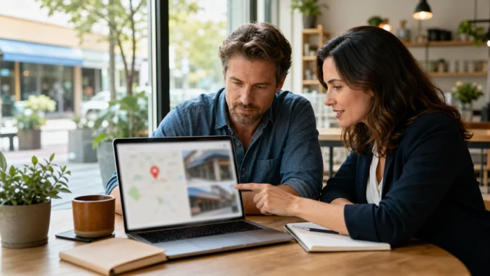 Google Business Profile dashboard showing errors that hurt local visibility