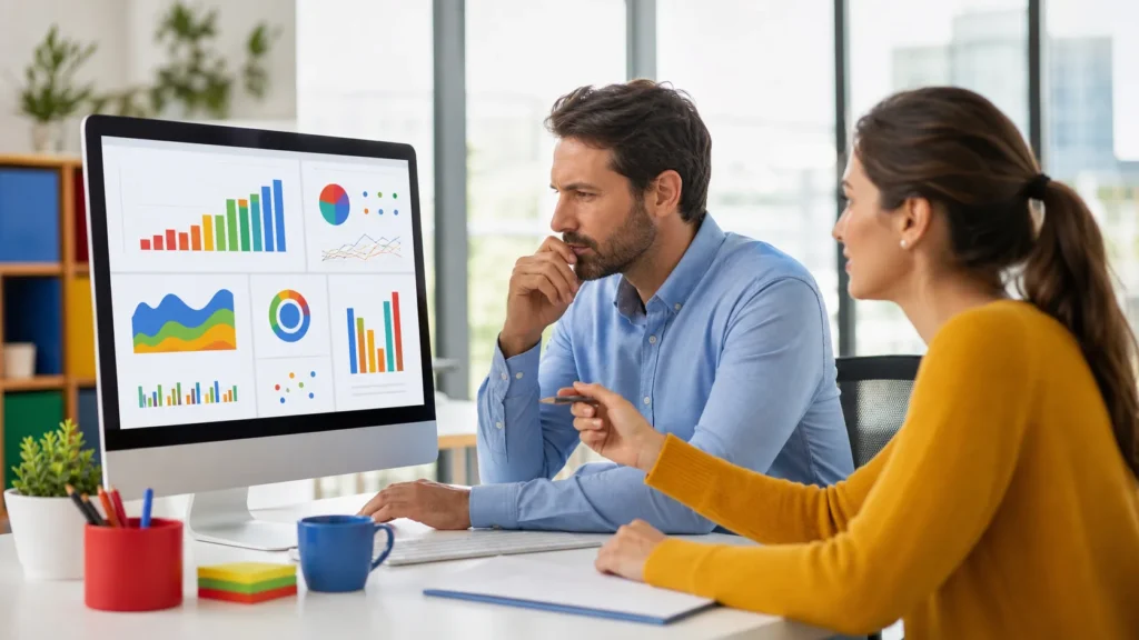 Google Search Console dashboard illustrating website performance insights and search data